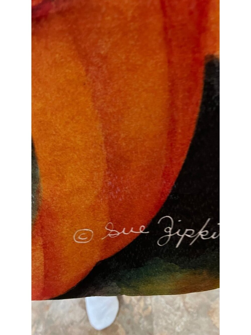 Sue Zipkin Halloween Black Cat Pumpkin Banner Wall Hanging Tapestry - Picture 3 of 5
